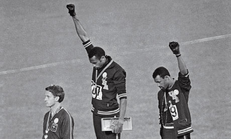 Image result for black power fist olympics